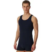 Schiesser Onderhemd 'Essentials' navy