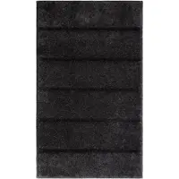 Casilin Badmat Antislip 60x100cm Ray - Waterabsorberende Badkamermat - Wasbaar en Sneldrogend - Voor Douche en Bad - Hoogpolig - Acryl - Rechthoek - Grijs, Donkergrijs