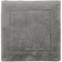 Casilin WC-mat Antislip Orlando - 60x60cm - Vierkante Badmat - Waterabsorberend - Wasbaar en Sneldrogend - Acryl - Grijs, Mouse