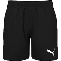 Puma Zwemshorts zwart / wit