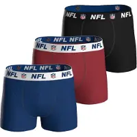 NFL Boxershorts ' NFL Shield ' navy / rood / zwart