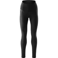 Gonso - Women's Essential Tight High Waist Therm - Fietsbroek 48, zwart
