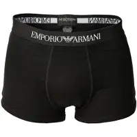 Emporio Armani Boxershorts zwart / wit