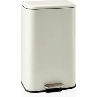 Hjh OFFICE Afvalbak / afvalscheidingssysteem Clean 1 - 30 L staal beige