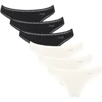 Sloggi String zwart / wit