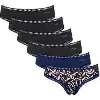 Sloggi Slip donkerblauw / zwart