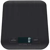 INF Oplaadbare Digitale Keukenweegschaal - 5kg Precisie Voedselweegschaal met Tarrafunctie en USB-Oplading 10kg/1g