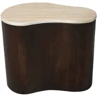 Starfurn Salontafel Lovi - Organisch Bruin Hout - 50x33x42cm