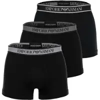Emporio Armani Boxershorts lichtgrijs / zwart