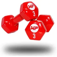 Muscle Power Vinyl dumbbells MP920 2 x 3 kg