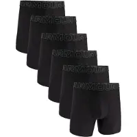 Under Armour Ua Performance Tech Mesh -Solid 6 In 6Pk Boxershorts