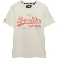 Superdry Shirt lichtgroen / lichtrood / wit