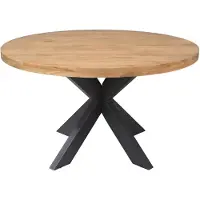 Starfurn Eettafel Dakota 140cm Rond Naturel