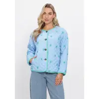 Ydence Dames Jassen Jacket Robylin - Lichtblauw - Maat XXL