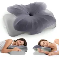 CozySense Hoofdkussen Traagschuim - Ergonomisch Memory Foam Kussen - Vlinderkussen - Pillow - Afneembare en Wasbare Hoes - Zijslaper, Rug-, & Buikslaper
