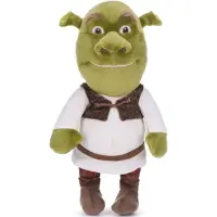 Shrek Pluche Knuffel 30 cm {Speelgoed knuffelpop knuffeldier voor kinderen jongens meisjes - Bekend van de film! - , Ezel Donkey, Fiona, Peperkoekmannetje, De Gelaarsde Kat}