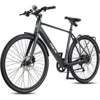 REX Carbon City Elektrische Fiets - 28 inch elektrische fiets unisex- stadsfiets - Achtermotor 250W - SHIMANO 12 Versnellingen - voor dames en heren