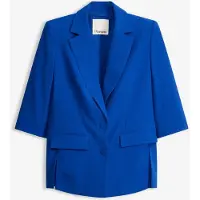 Bonprix Blazer van een zachte viscosemix met modieus geaccentueerde schouders 40