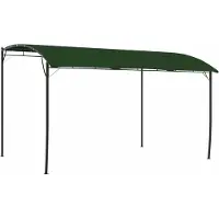 vidaXL Paviljoen, 4 x 3 x 2,55 meter, groen