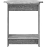 vidaXL Bijzettafel Grijs sonoma 50 x 39,5 x 55 cm Bewerkt hout