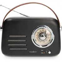 Ginza.se FM-Radio | Draagbaar Model | Bluetooth / FM | Accu gevoed / USB Gevoed | Analoog | 10 W | Bluetooth | Zwart