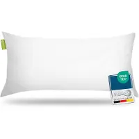 Beautissu BeauNuit NK - hoofdkussen slaapkamer kussen 40x80 cm - medium zacht - wasbaar hoofdkussen anti allergie