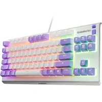 SteelSeries Clavier gaming filaire Azerty Apex 3 TKL Améthyste
