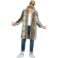 Coppens Bontjas pimp panter lang - Polyester - Dieren | Maat L |