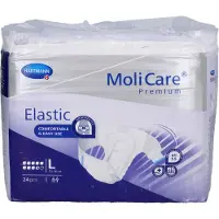 Molicare Premium Slip Elastic 9 druppels Large - 3 pakken van 24 stuks