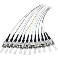 Dsit OM4 glasvezel pigtail gekleurde set ST - 12 stuks