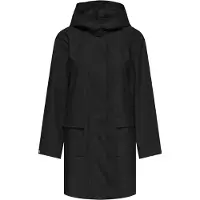JDY Rosemary raincoat Zwart