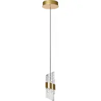 Lucide Design hanglamp Kligande goud Ø 13cm