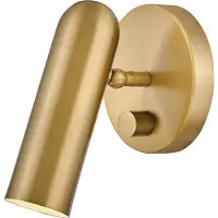 HINKLEY LED Wandlamp Dax | 8W 3000K 320Lm 930 | Dimbaar | Heritage Brass