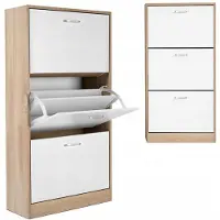 Super Merchant SCHOENENKAST 3-COMPARATIE PLANK SCHOENEN ruime ladekast voor de gang PLANK