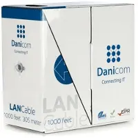 Dsit CAT6 U/UTP 305 meter kabel op rol stug grijs CCA - Trekdoos - Internetkabel - Netwerkkabel - UTP kabel