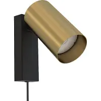 Lyora Goud leeslampje Mono met stekker
