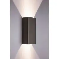 Nowodvorski Lighting Wandlamp Bergen, dimbaar, zwart, Woon-/ Eetkamer, metaal, Modern, wandlamp