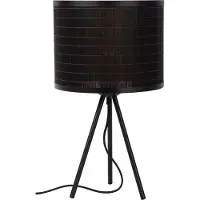 Lucide TAGALOG - Tafellamp - Ø 26 cm - 1xE27 - Zwart - Japandi