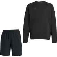 Adidas Tiro Travel Joggingpak Korte Broek Kids Zwart