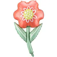 Party-Decoration Partydeco - Folieballon Bloem (96 cm)