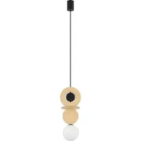 Nowodvorski Lighting Design hanglamp Drops Wood A 1-lichts hout