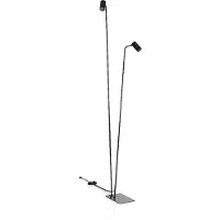 Nowodvorski Lighting Vloerlamp Mono II, zwart, Woon-/ Eetkamer, metaal, Modern, vloerlamp