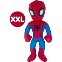 Marvel Spiderman Pluche Knuffel XXL + Geluid 120 cm - Extra grote knuffels voor kinderen jongens meisjes - Super Groot XL Speelgoed