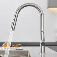 CECIPA MAX Keuken Kraan - Keukenkraan Met Uittrekbare Uitloop - 2 Straalsoorten Spoelmengkraan - 360° Draaibaar - Zilver