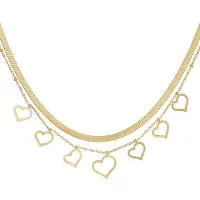 Yehwang chunky heart ketting