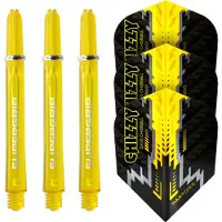 Harrows - Twin pack Supergrip - Flights / Shaft - Dave ''Chizzy'' Chisnall