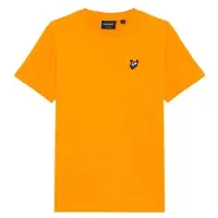 Lyle & Scott T-shirt oranje junior Jongens Katoen Ronde hals Effen - maat 140/146