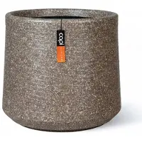 Capi Europe - Sandbag Arc Granite - 105x90 - Beige - Bloempot Voor binnen en buiten - Beschikbaar in XL formaten - Breukbestendig - 100% Recyclebaar - Levenslang garantie - NBGS8194