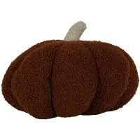 Clayre & Eef Decoratie Pompoen Ø 20x14 cm Bruin Polyester Herfst decoratie