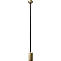 Ks Verlichting binnenlamp - Luxum hanglamp - messing - hanglampen eetkamer - aluminium - dimbaar - E27 - lengte instelbaar - 5.5cm